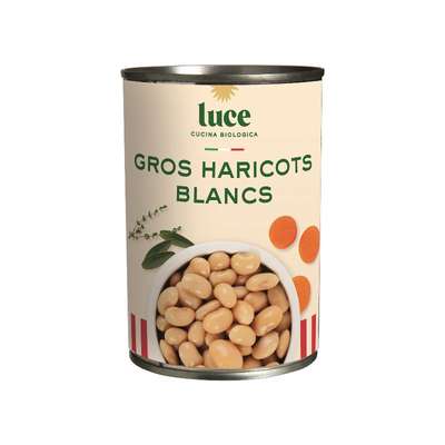 Gros haricots blancs BIO, Luce (400 g)
