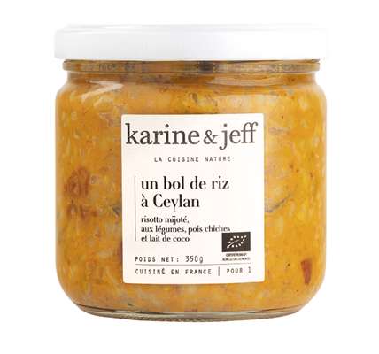 Risotto aux légumes un bol de riz à Ceylan BIO, Karine & Jeff (350 g)