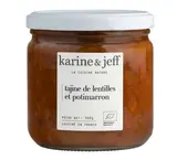 Tajine de lentilles et potimarron BIO, Karine & Jeff (340 g)