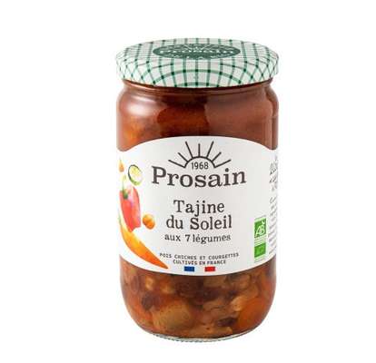Tajine du soleil aux 7 légumes BIO, Prosain (660 g)