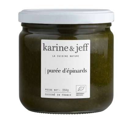 Purée d'épinards BIO, Karine & Jeff (350 g)