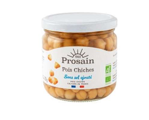 Pois chiche fr. sans sel ajouté BIO, Prosain (345 g / poids net égoutté 230 g)
