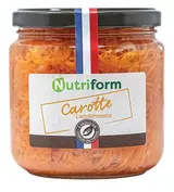 Carottes lacto-fermentées BIO, Nutriform (380 g)