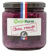Chou rouge lacto-fermenté BIO, Nutriform (380 g)
