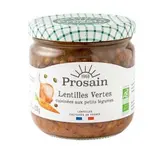 Lentilles vertes cuisinées aux petits légumes BIO, Prosain (420 g)