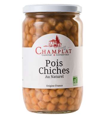 Pois chiches au naturel BIO, Champlat (450 g)