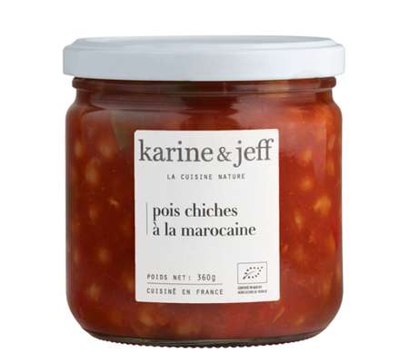 Pois chiches à la marocaine BIO, Karine & Jeff (360 g)