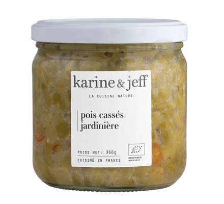 Pois cassés jardinière  BIO, Karine & Jeff (360 g)
