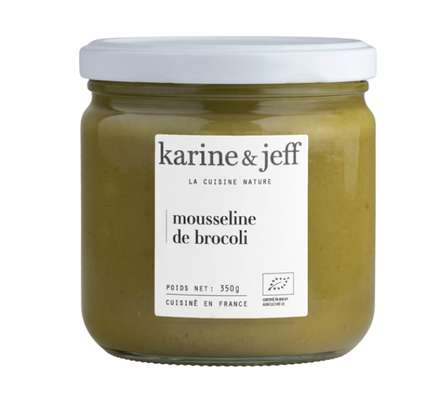 Mousseline de brocoli BIO, Karine & Jeff (350 g)