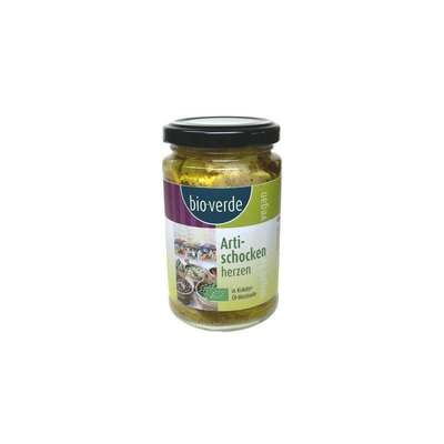Coeurs d'artichauts à l'huile et aux herbes fraîches BIO, Bioverde (200 g)
