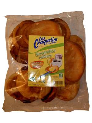 Craquelins petit déjeuner nature BIO, Les Craquelins de Saint Malo (environ 12 pièces, 110 g)