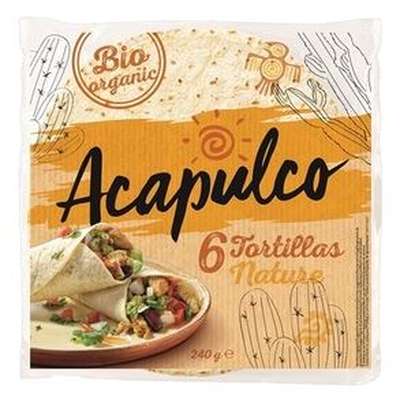 Tortilla wraps de blé BIO, Acapulco (x 6, 240 g)