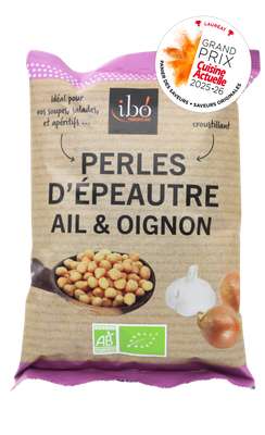 Perles d'épeautre Ail et Oignon BIO, IBO (125 g)