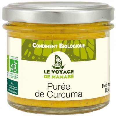 Purée de curcuma  BIO, Le Voyage de Mamabé (105 g)