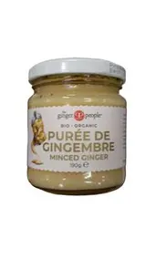 Purée de gingembre émincé BIO, The Ginger People (190 g)