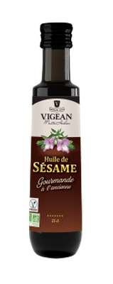 Huile de sésame gourmande BIO, Vigean (25 cl)