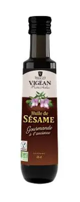 Huile de sésame gourmande BIO, Vigean (25 cl)