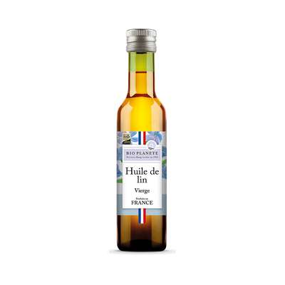 Huile vierge de lin France BIO, Bio Planète (25 cl)