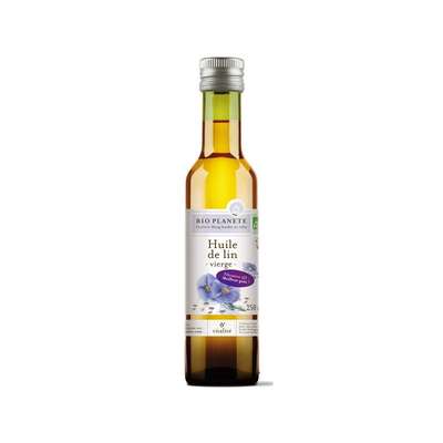 Huile vierge de lin BIO, Bio Planète (25 cl)