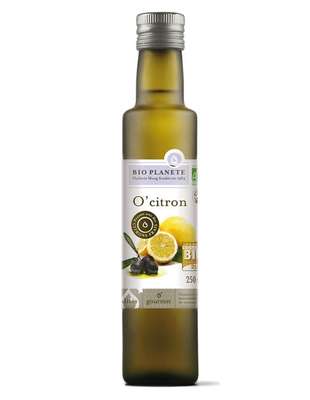 Huile d'olive vierge extra o'citron BIO, Bio Planète (25 cl)