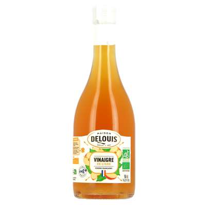 Vinaigre de cidre non filtré BIO, Delouis (50 cl)