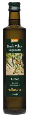 Huile d'olive de Grèce extra vierge BIO, Epikouros (50 cl)