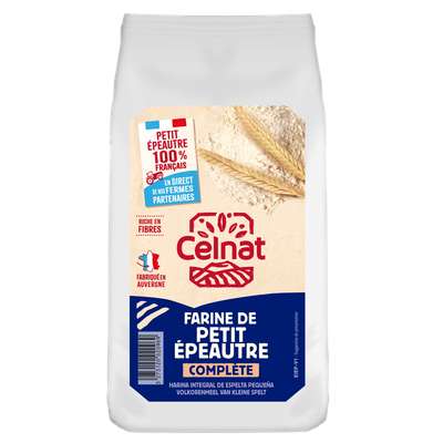 Farine complète de petit épeautre BIO, Celnat (500 g)