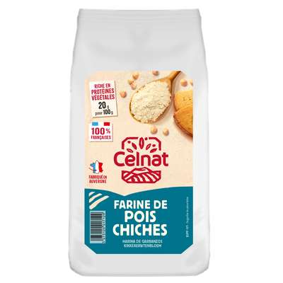 Farine de pois chiches BIO, Celnat (500 g)