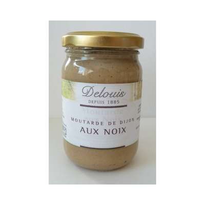 Moutarde aux noix BIO, Delouis (200 g)