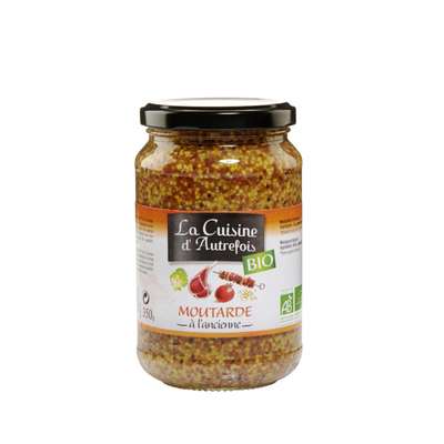Moutarde à l'ancienne BIO, La Cuisine d'Autrefois (350 g)