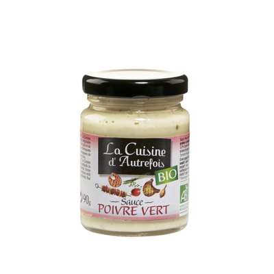 Sauce au poivre vert BIO, La Cuisine d'Autrefois (90 g)
