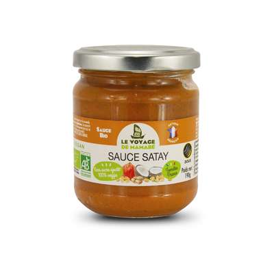 Sauce satay BIO, Le voyage de Mamabé (190 g)