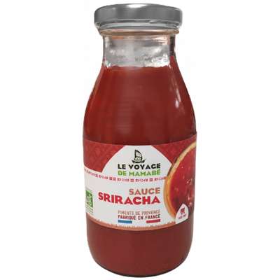 Sauce sriracha BIO, Le Voyage de Mamabé (270 g)