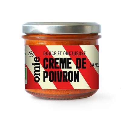 Crème de poivrons BIO (fabriqué en France), Omie (90 g)