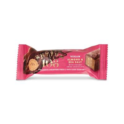 Barre chocolat et amandes BIO, Rhythm108  (33 g)
