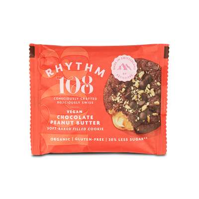 Cookie moelleux chocolat coeur fondant beurre de cacahuète BIO, Rhythm108 (50 g)