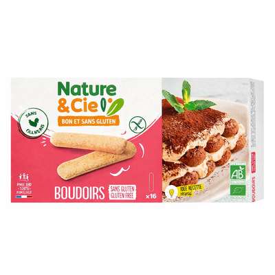 Boudoir sans gluten, Nature & Cie (x 16, 140 g)