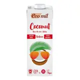 Lait de coco sans sucre BIO, Ecomil (1 L)