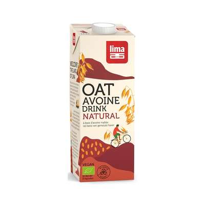 Boisson végétale Oat drink natural BIO, Lima (1 L)