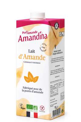 Lait d'amande - Amandina BIO, Perl'Amande (1 L)