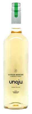 Jus pétillant citron menthe BIO, Unaju (75 cl)