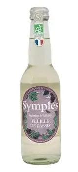 Infusion pétillante à la feuille de cassis BIO, Symples (33 cl)