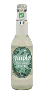 Infusion pétillante au basilic BIO, Symples (33 cl)