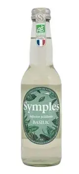 Infusion pétillante au basilic BIO, Symples (33 cl)