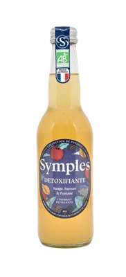 Infusion pétillante détoxifiante (sureau & pomme) BIO, Symples (33 cl)