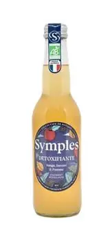 Infusion pétillante détoxifiante (sureau & pomme) BIO, Symples (33 cl)