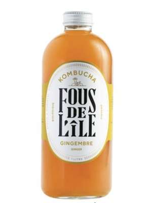 Kombucha Gingembre BIO, Fous de l'Ile (1 L)