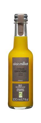 Citronnade Citron - Gingembre BIO, Alain Milliat (20 cl)