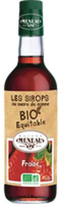Sirop de grenadine au sucre de canne BIO, Maison Meneau (50 cl)