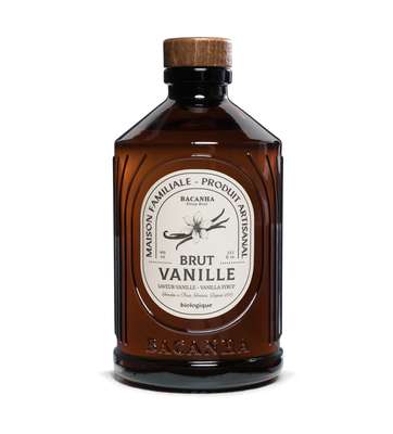 Sirop Brut de Vanille BIO, Bacanha (400 ml)